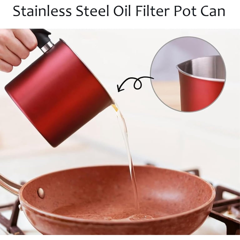Stainless Steel Oil Filter Pot Can