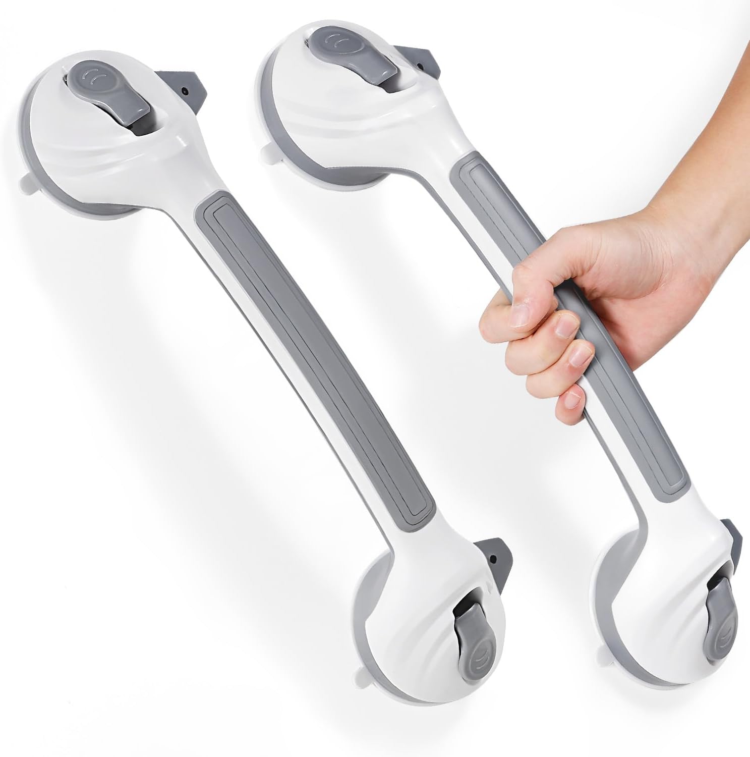 Reyiu Grab Bars for Shower, 16.5 Inch Shower Handle with Safety Indicators