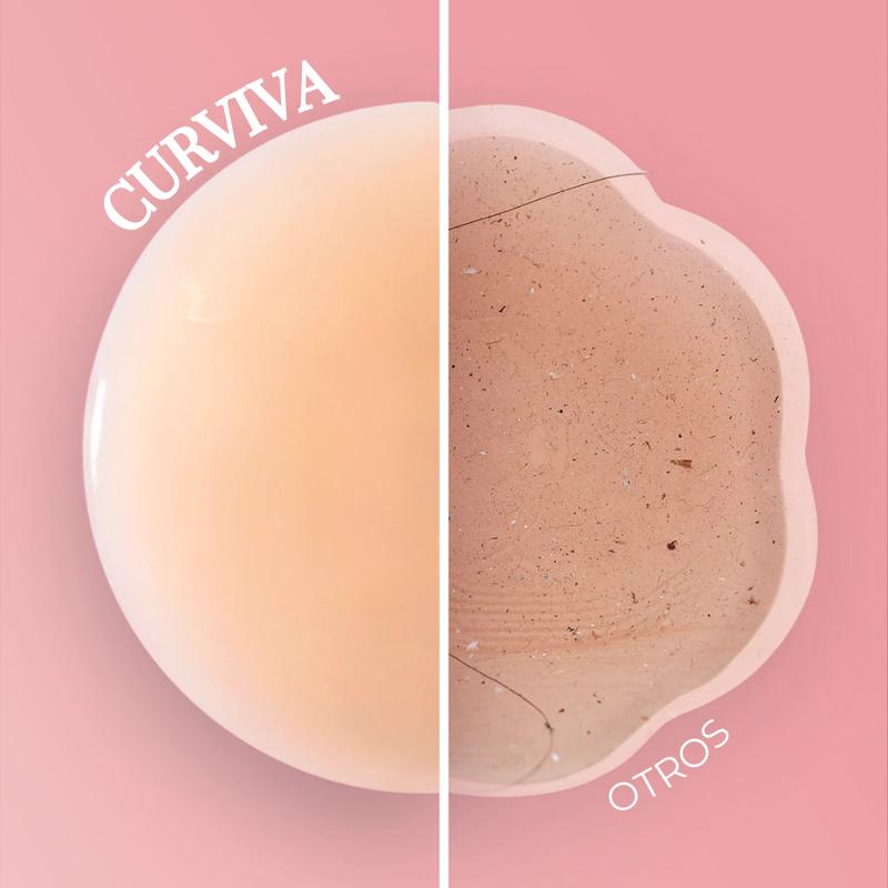 Pezoneras de Silicona sin Adhesivo en Forma de Círculo