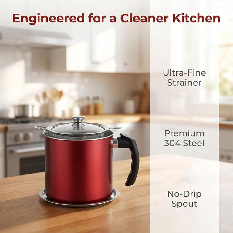 Stainless Steel Oil Filter Pot Can