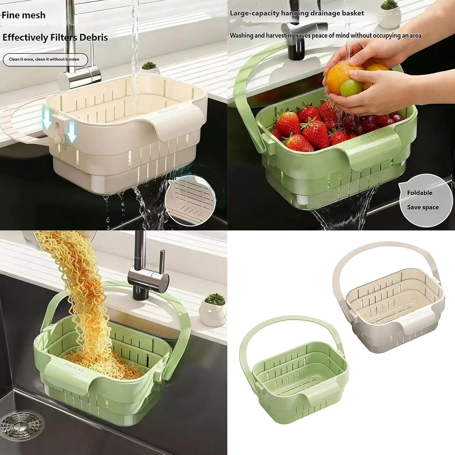 Flexible drying rack with expandable design