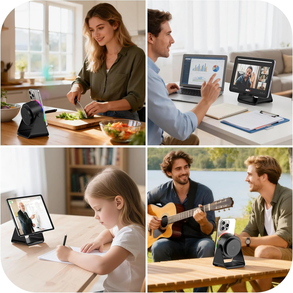 Bluetooth Speaker with RGB & 4-in-1