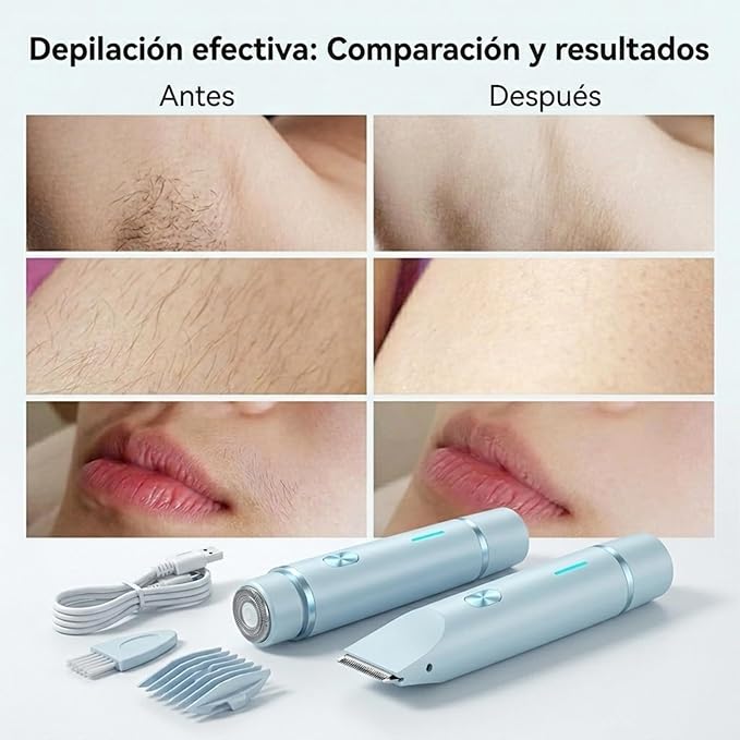 Sanuvia Depiladora Íntima 2 en 1