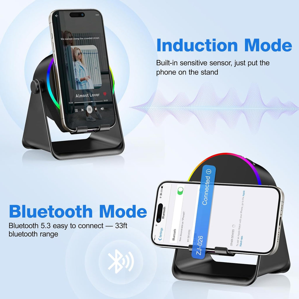 Bluetooth Speaker with RGB & 4-in-1