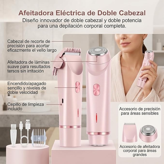 Sanuvia Depiladora Íntima 2 en 1