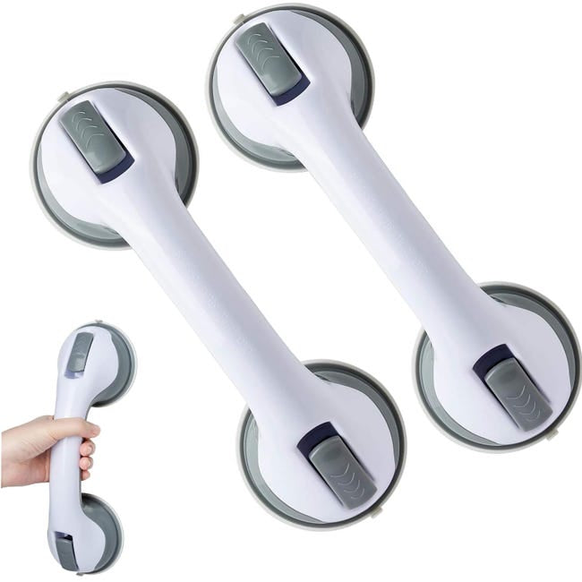 Set of 2 grab bars with suction cups 30 CM