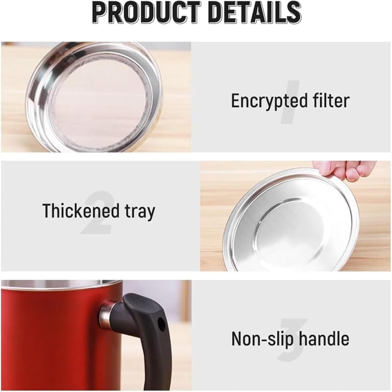 Stainless Steel Oil Filter Pot Can